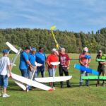 Aufstellung zum Gruppenfoto